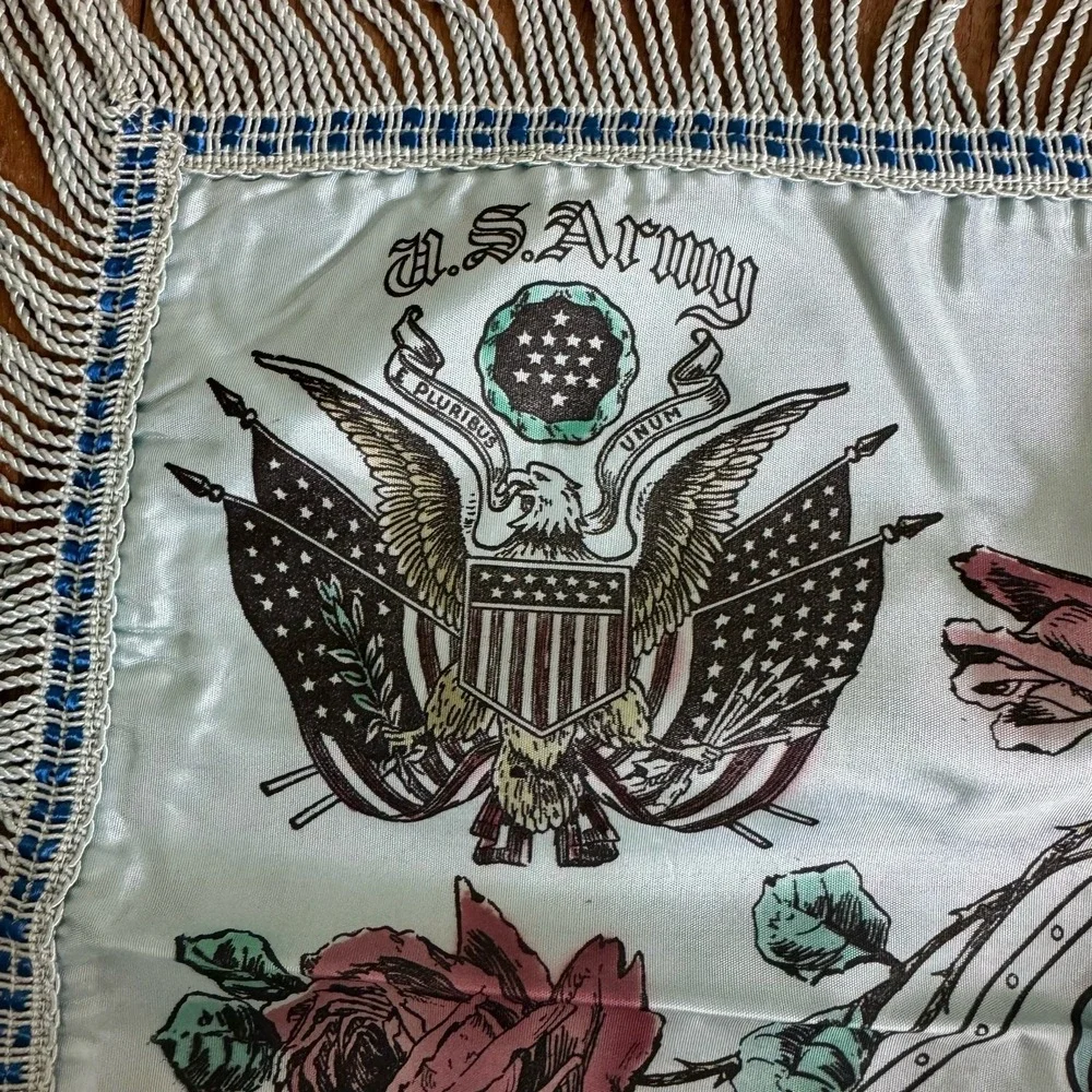 CMTC 1921-1940 Citizens Military Training Camp MOTHER satin souvenir pillow case